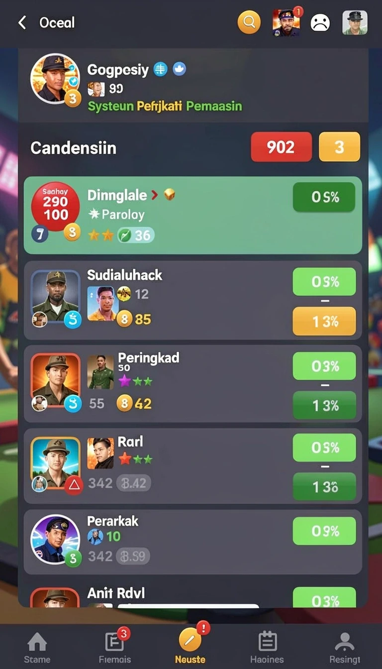 Beragam pilihan permainan menarik dalam aplikasi Review Aplikasi 7game.