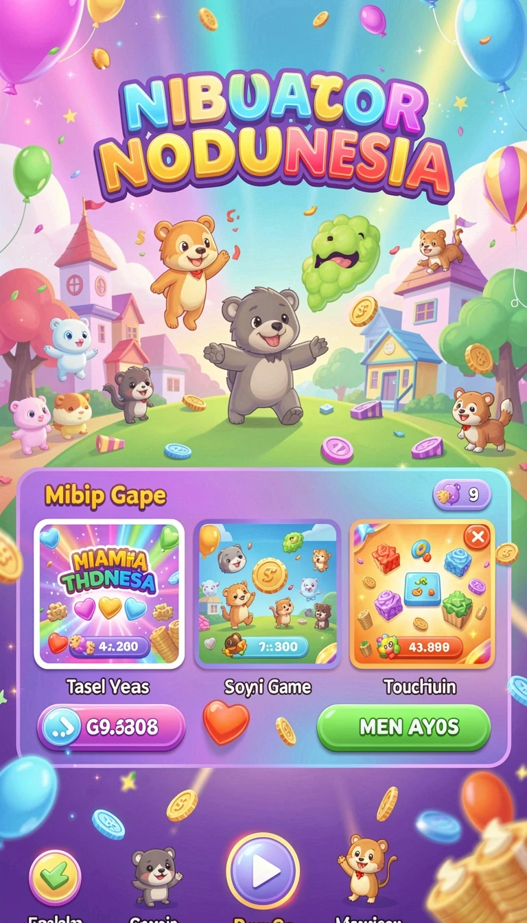 Beragam pilihan permainan menarik dalam aplikasi Download boscuan77 APK untuk Android.